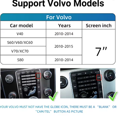 Volvo V40/V60/XC60 CarPlay-Modul | Drahtloses Apple CarPlay & Android Auto